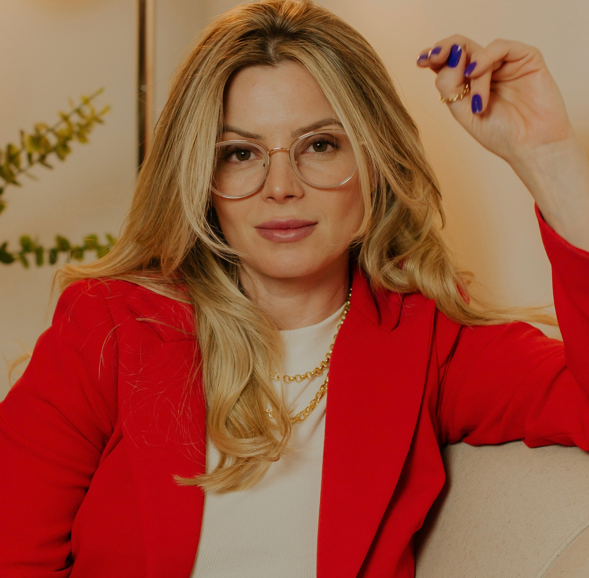 Retrato de Talian Cordeiro, psicóloga e Gestalt-terapeuta